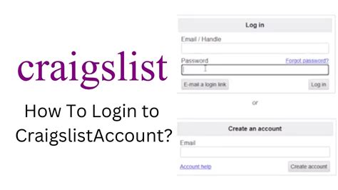 org, enter your email address and password. . Craigslist account sign in